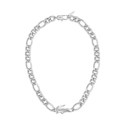 Collier Femme Lacoste Crocodile - 2040371 Acier Argent