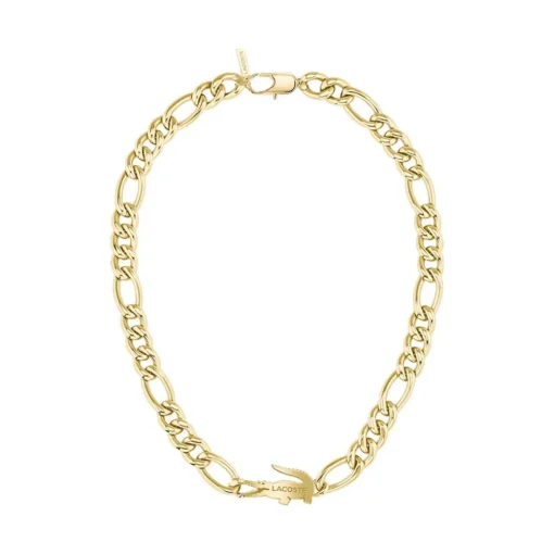 Collier Femme Lacoste Crocodile - 2040372 Acier Doré