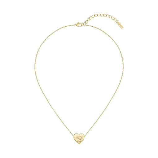 Collier Femme Lacoste Love My Croc - 2040399 Acier Doré