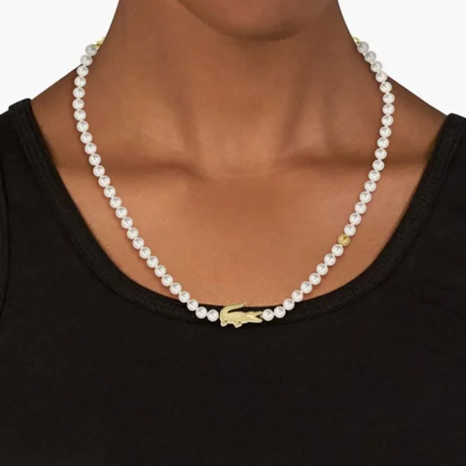 Collier Femme Lacoste Matchpoint - 2040429 Acier Doré