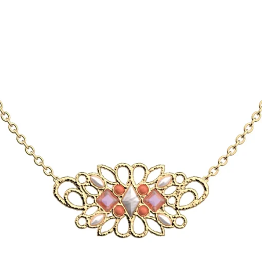 Collier Femme Les Georgettes 70443471908045 Doré P-Rosace