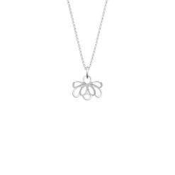 Collier Femme Les Georgettes 70442431600050 Argent Agate Flora 16 Mm