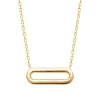 Collier femme maillon ovale plaqué or Maison de la Bijouterie UYZWUV45