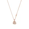Collier Femme Michael Kors Bijoux Kors Love - MKC1747CZ791 Argent 925/1000 Doré rose