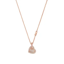 Collier Femme Michael Kors Bijoux Kors Love - MKC1747CZ791 Argent 925/1000 Doré rose
