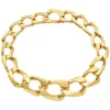Collier Femme Michael Kors Bijoux Acier Classique MK Statement Link - MKJ8456710 Laiton
