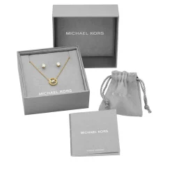 Collier Femme Michael Kors Bijoux-Argent Doré