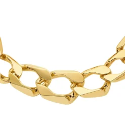 Collier Femme Michael Kors Bijoux Acier Classique MK Statement Link - MKJ8456710 Laiton