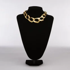 Collier Femme Michael Kors Bijoux Acier Classique MK Statement Link - MKJ8456710 Laiton
