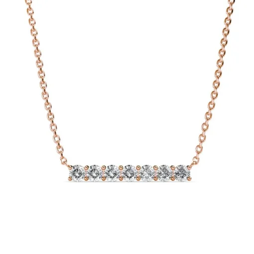 Collier Femme MYC-Paris Solitaire - DP0222-RG Laiton Doré rose