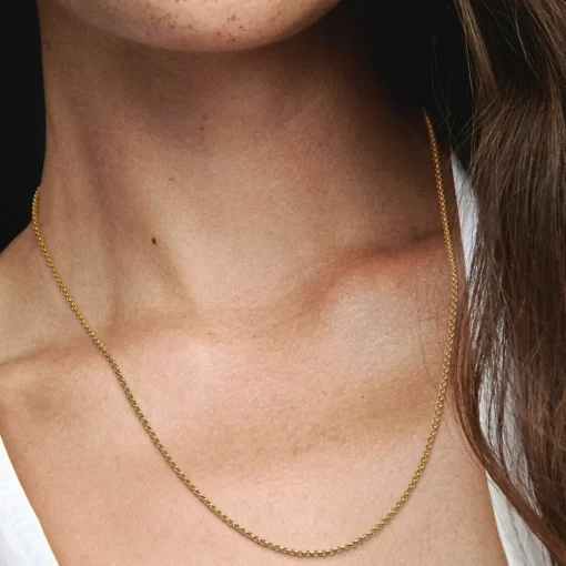 Collier Femme Pandora Moments Chaîne Maille Jaseron
