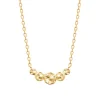 Collier femme pendentif effet martelé plaqué or Maison de la Bijouterie UYY0WU45