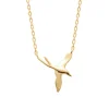 Collier femme pendentif oiseau plaqué or Maison de la Bijouterie UYY0Z645