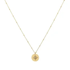 Collier Femme Pierre Lannier Bijoux Persea - BJ21A0201 Acier Doré