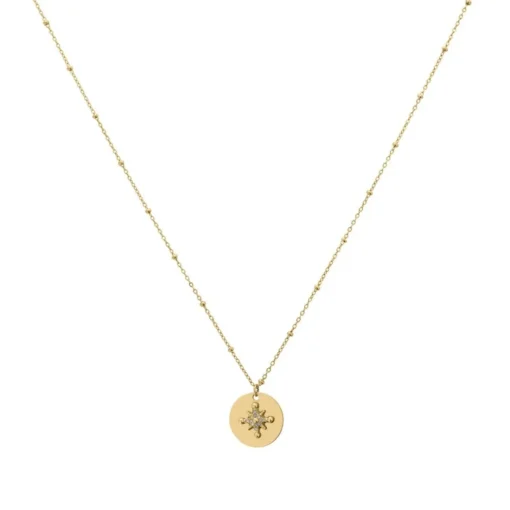 Collier Femme Pierre Lannier Bijoux Persea - BJ21A0201 Acier Doré