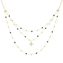 Collier Femme Pierre Lannier Bijoux Australe - BJ22A8231 Acier Doré