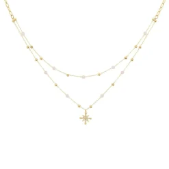 Collier Femme Pierre Lannier Bijoux Australe - BJ22A4251 Acier Doré
