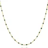 Collier Femme Pixies Bijoux - PNS0030-1GRE Acier Vert