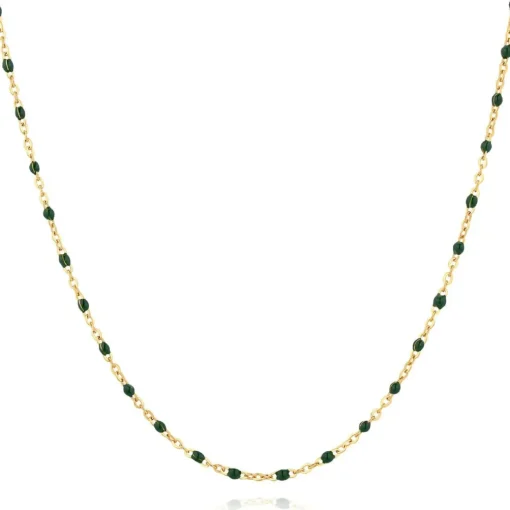 Collier Femme Pixies Bijoux - PNS0030-1GRE Acier Vert