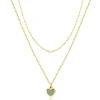 Collier Femme Pixies Bijoux - PNM0026-1GAV Acier Vert