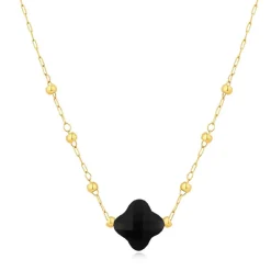 Collier Femme Pixies Bijoux Bonheur - PNS0049-1BKO Acier