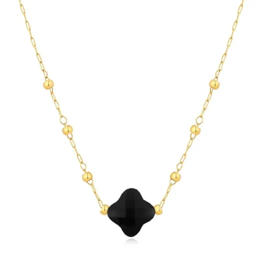 Collier Femme Pixies Bijoux Bonheur - PNS0049-1BKO Acier