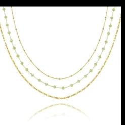 Collier Femme Pixies Bijoux - PNM0008-1GRE Acier Vert