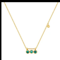 Collier Femme Pixies Bijoux - PNS0034-1MAL Acier Vert
