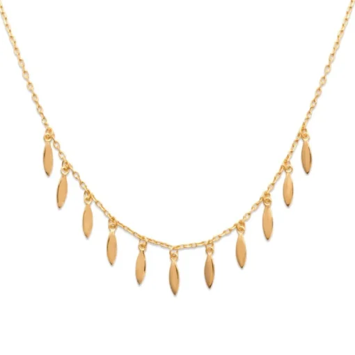 Collier femme plaqué or - UYZ4U645