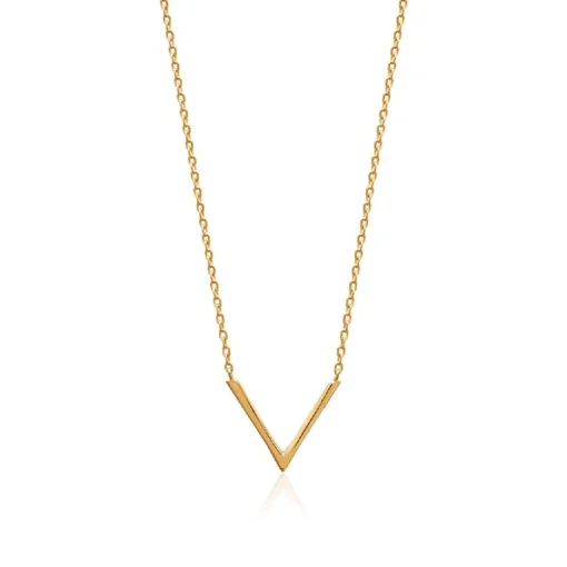 Collier femme plaqué or - UYZ40345