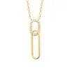 Collier femme plaqué or - UW33Y045