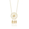 Collier femme plaqué or - UYZ43645