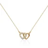 Collier femme plaqué or - UWVZ004Y