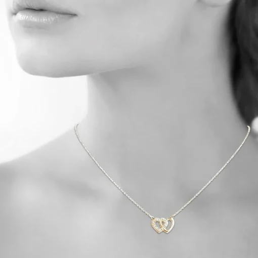 Collier femme plaqué or - UWVZ004Y