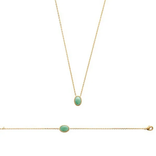 Collier femme plaqué or - UW30UZ45