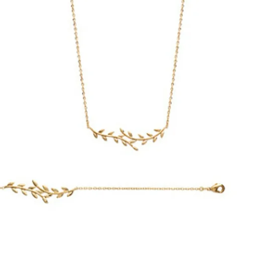 Collier femme plaqué or - UYZ3YW45