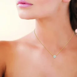 Collier femme plaqué or - UWZ45Y45
