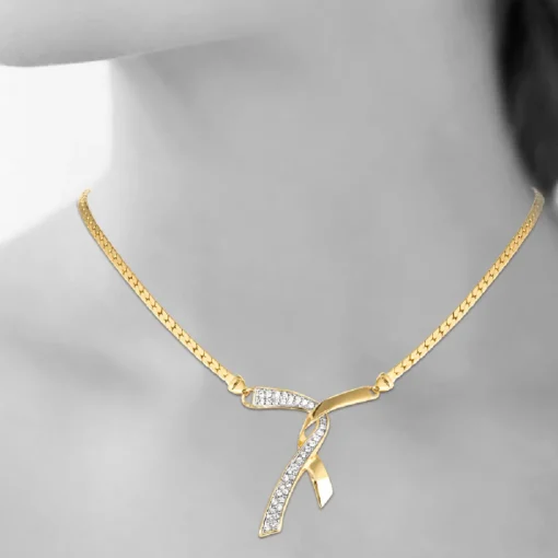 Collier femme plaqué or - UW00WZ4Y