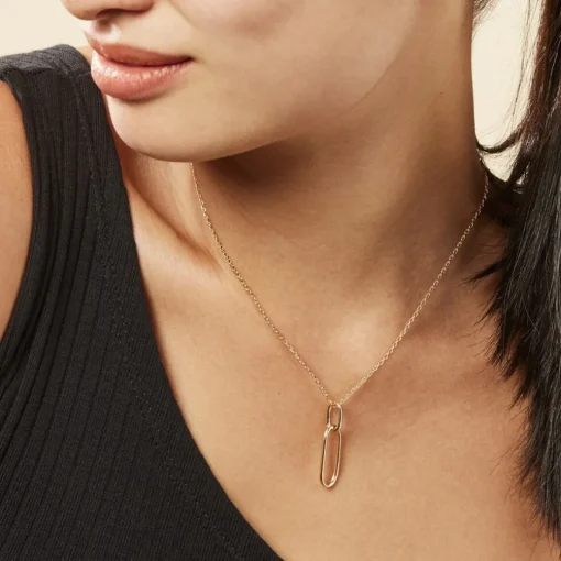 Collier femme plaqué or - UYZWW445