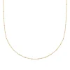 Collier femme plaqué or - YU0UW445