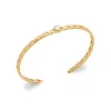 Collier femme plaqué or blanc serti clos - UW34Z55V