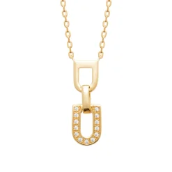 Collier femme serti clos plaqué or Maison de la Bijouterie UW405445