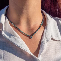 Collier Femme Sloya Lumia Apatite