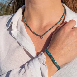 Collier Femme Sloya Lumia Apatite