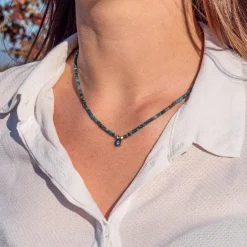 Collier Femme Sloya Lumia Apatite