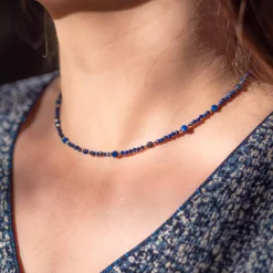Collier Femme Sloya Paloma en pierres Lapis-lazuli