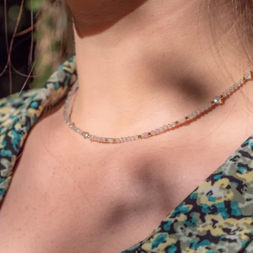 Collier Femme Sloya Paloma en pierres Labradorite