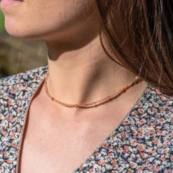 Collier Femme Sloya Paloma en pierres de Soleil
