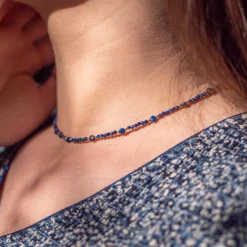 Collier Femme Sloya Paloma en pierres Lapis-lazuli