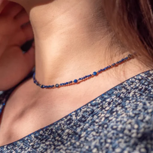 Collier Femme Sloya Paloma en pierres Lapis-lazuli
